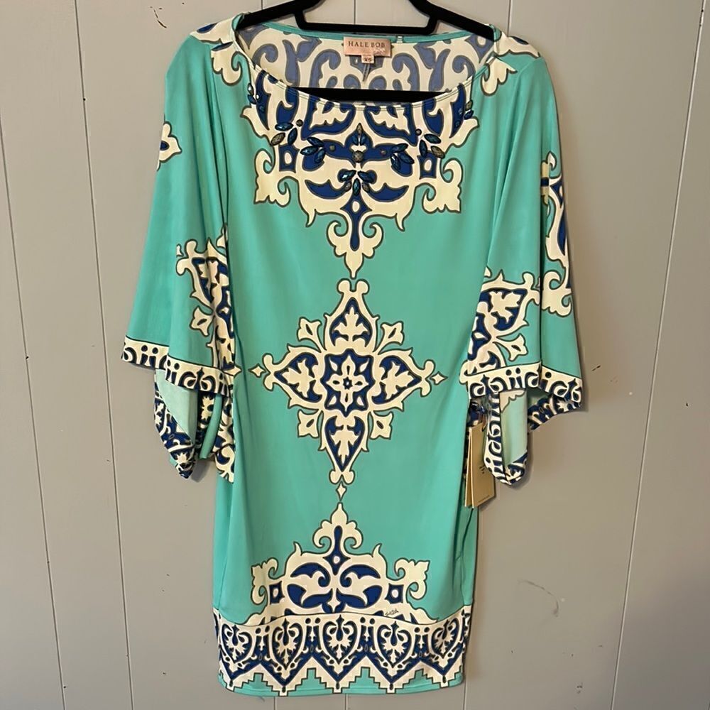 NWT Hale Bob Turquoise Dress Size XS